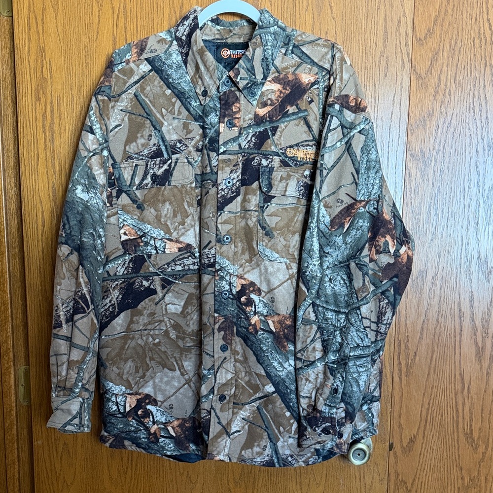 Men's Woodland Camo Shirt Jacket